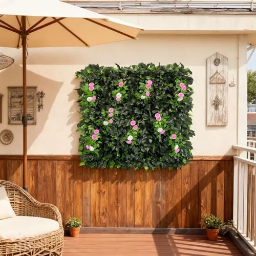 Artificial Expandable Ivy Privacy Fence Screen,Adjustable Size,Dense Leaf Panel,Perfect for Balcony,Garden,Fence Cover and Green Wall Decoration - Image 5