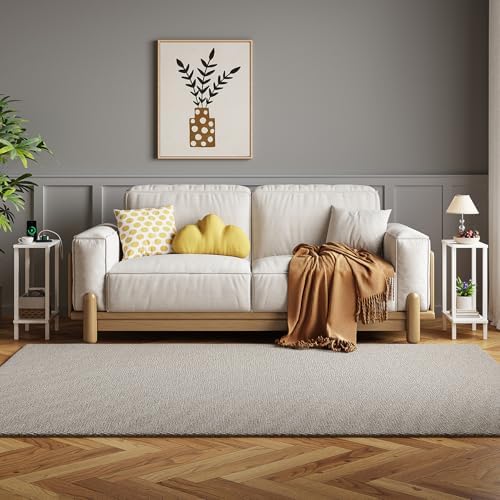 TUTOTAK Narrow Side Table Set of 2, Small End Table for Couch - Image 2