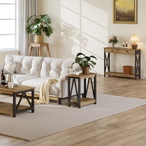 ChooChoo Farmhouse End Table, Narrow Side Table - Image 2