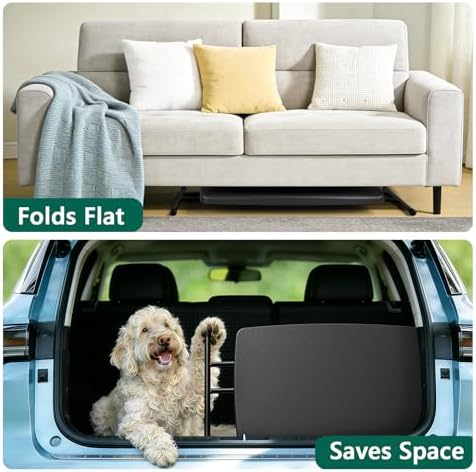Folding Table 30 Inch - Small Desk Adjustable Height TV Tray for Laptop, Couch, Camping - Heavy Duty Utility Foldable Table for Small Spaces, No Assembly Required, Black Granite - Image 6