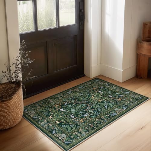 2x3 Washable Rugs for Entryway Indoor: Small Area Rug Door Mat Entrance Non-Slip Low Pile Soft Throw Rug for Kitchen Front Door Indoor Entrance Bedside Entry Kids Room - Image 6