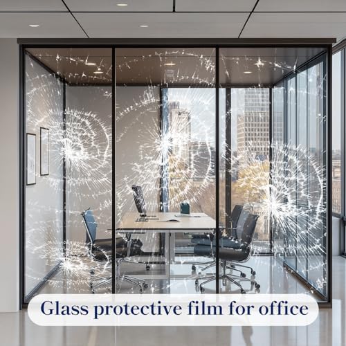 Qualsen Window Security Film and Safety Premium 4 Mil Clear 11.8'' x 78.7'' - Image 6