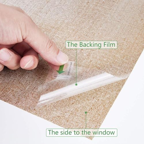 LEMON CLOUD Static Cling Frosted Glass Window Privacy Film, 11.8″ x 78.7″ - Image 7