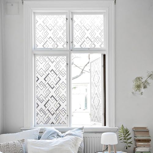 Kromapolis Frosted Glass Window Film Privacy Protection 35.4 x 157.4 inch - Image 3