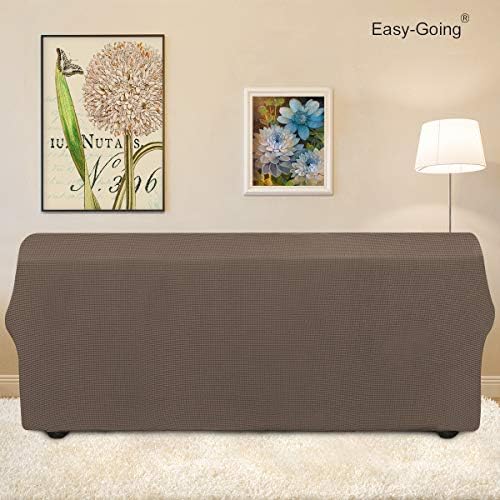 Easy-Going Stretch Oversized Sofa Couch Slipcover Washable Camel - Image 4