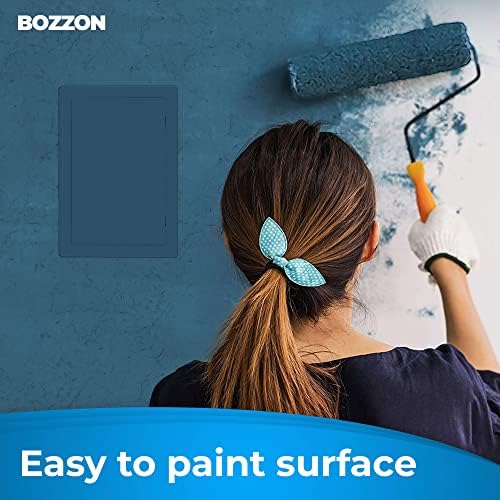BOZZON Access Panel for Drywall - 4 x 6 in - Wall Hole Cover - Access Door - Plumbing Access Panel for Drywall - Heavy Durable Plastic White - Image 4