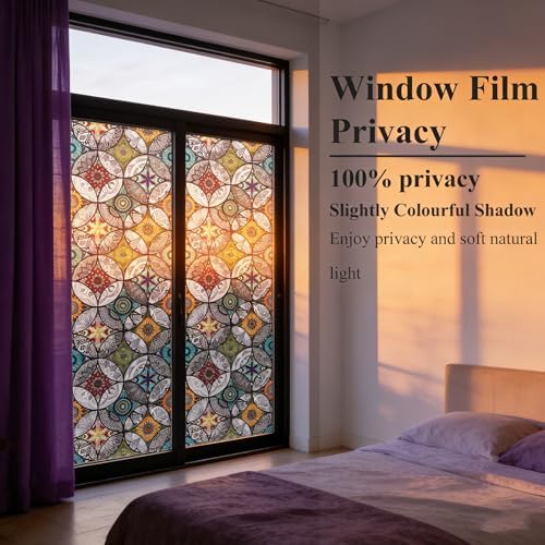 OHTMERU Stained Glass Window Privacy Film Decorative - Image 5