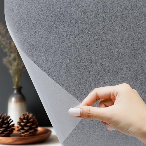 Frosted Glass Window Privacy Film with Tools, Pure, 29.6" x 118.1" - Image 2