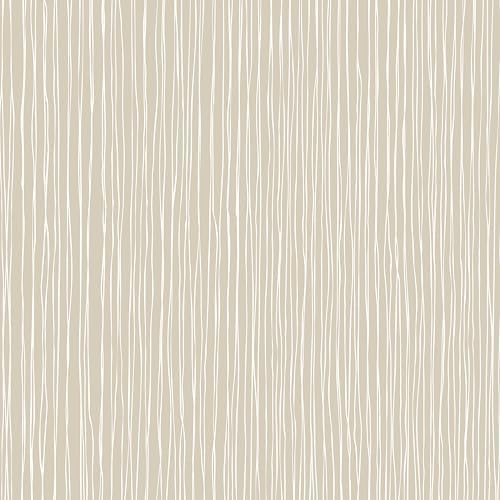 Timeet Modern Peel and Stick Wallpaper Self Adhesive Wallpaper 17.3" x 78.7" Textured Neutral Stripe Contact Paper Removable Vinyl Wall Paper for Accent Wall Modern Minimalist Wall Decor by Timeet