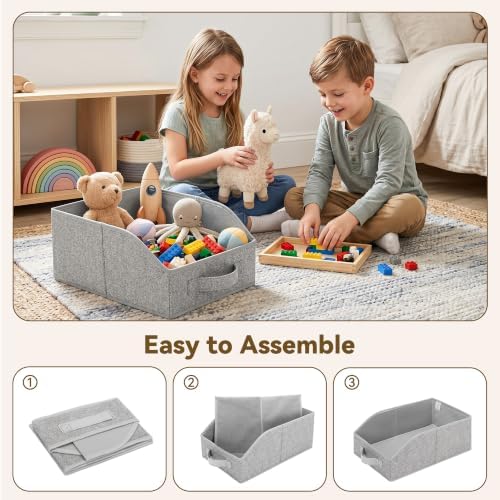 GRANNY SAYS Trapezoid Closet Organizers, 10" Lx15¾Wx6¾H, Gray, 6-Pack - Image 5