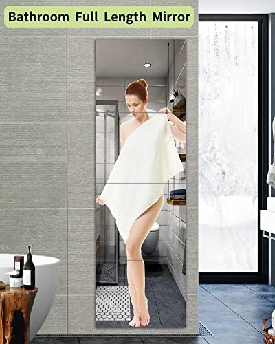 Kids Safety Unbreakable Mirror Super Thick 0.14'' 4 Pack 14'' x14'',Acrylic shatterproof Mirrors, Non Glass Body Mirror Home Gym Mirrors Full Length Wall - Image 2