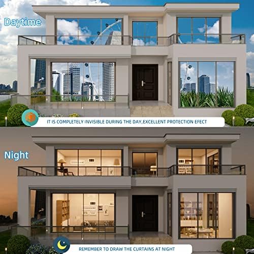 XIAWEI One Way Window Privacy Film with Tools, 31.5In×6.5Ft, Cosmic Black - Image 5