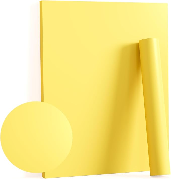 Dimoon 78.7''x17.7'' Yellow Peel and Stick Wallpaper Contact Paper Modern Self Adhesive Wall Paper Removable Renter Friendly Textured Solid Color Shelf Cabinet Vinyl Roll (78.7''x17.7'',Yellow) by DIYYOURMOON