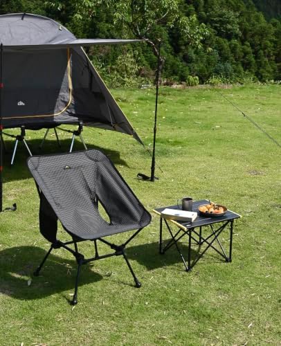 iClimb Ultralight Compact Camping Folding Table (Reinforced Silver - S) - Image 6