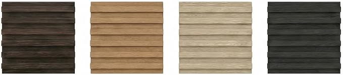 Slat Wood Wall Paneling for Interior and Decoration - 4 Samples Pack, 5.9 x 6 in. - Image 2