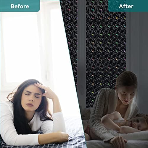 Windimiley Blackout Window Film, 100% Light Blocking Privacy, 35.4" x 78.7" - Image 3