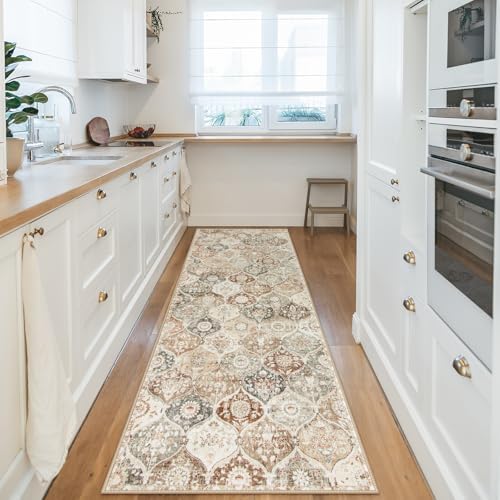 Lahome Moroccan Hallway Runner, 2x6 Kitchen Runner Rugs Non Skid Washable - Image 5