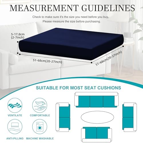 12 Pcs Outdoor Cushion Covers, Patio Sofa Cushion Covers Replacement - Image 2