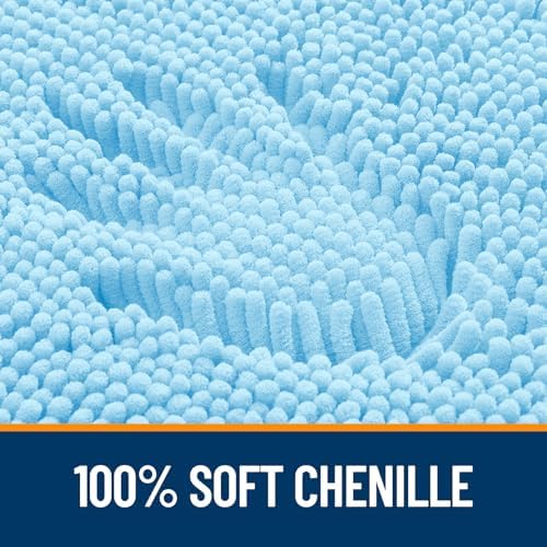 OLANLY Bathroom Rugs 35x24, Extra Soft Absorbent Chenille Bath Rugs - Image 3