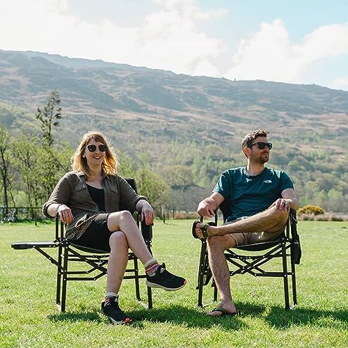 SUNNYFEEL Oversized Camping Chair Portable Directors Chairs with Side Table - Image 6