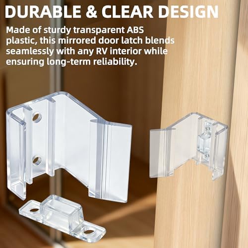 Universal Fit RV Sliding Mirrored Door Latch H527 - Image 5