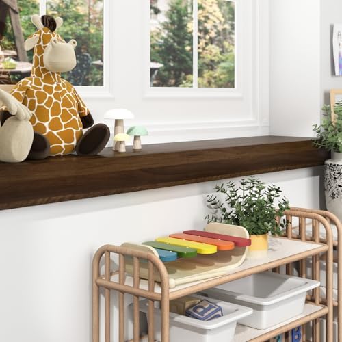 Wallercity Wallpaper Borders Self Adhesive Wood Grain Contact Paper Removable Mirror Frame Border Peel and Stick Waterproof Border Stickers Decorative Tape for Bulletin Board Baseboards 3.94x394 in - Image 7