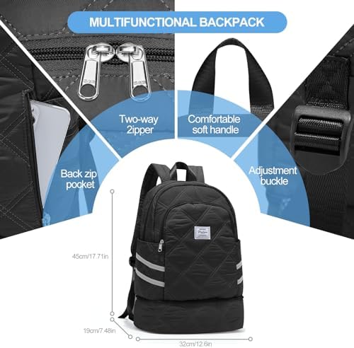 SYCNB Travel Backpack For Women Men Airline Approved Carry On Backpack Flight Approved Waterproof Sports Luggage Backpack Casual Daypack Small Hiking Backpack - Image 3