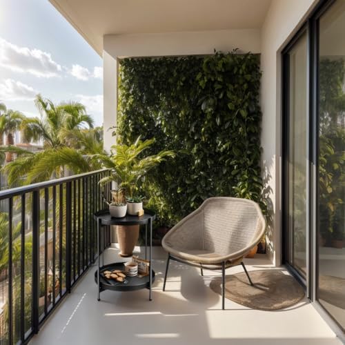 Foldable 2-Tier Round Side Table, Metal End Table with Storage for Indoor Outdoor Use, Small Coffee Table for Living Room, Bedroom, Patio, Black​ - Image 6