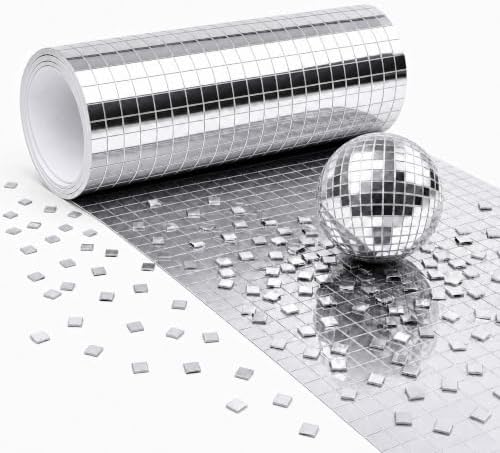 2700Pcs 5mm Self-Adhesive 4D Mirror Glass Tiles by Bertork