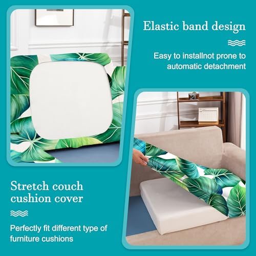 12 Pcs Outdoor Cushion Covers, Patio Sofa Cushion Covers Replacement - Image 6