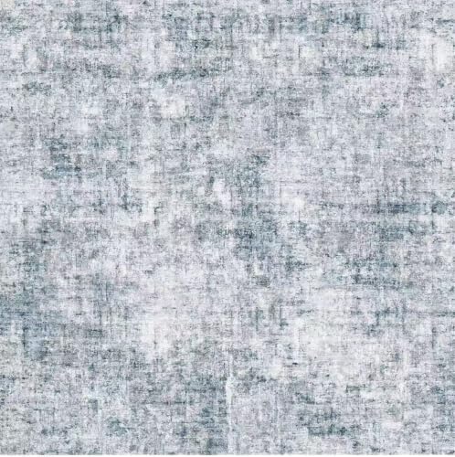 10x10 ft Square Living Room Rug – Washable Modern Abstract Area Rug for Bedroom, Dining Room, Playroom – Neutral Non-Slip Low-Pile Thin Indoor Carpet (Blue Grey) by ZHXXUJ