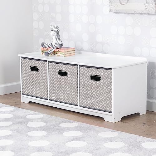 Black Foldable Storage Cubes Bins , Fabric Storage Box Cubes Organizer Baskets with Dual Handles for Home Organizer Grey Light - Image 5
