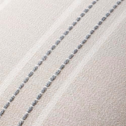 Hckot Grey Decorative Throw Pillow Covers 20x20 Set of 2 Boho Pillow Covers - Image 3