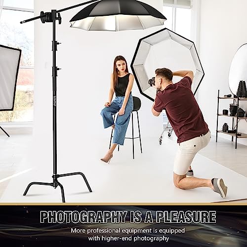 LOMTAP C Stand with Boom Arm, 10.8ft/330cm Heavy Duty Light Stand - Image 6