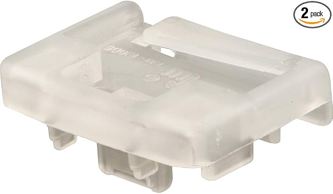 Prime-Line N 7155 Nylon Sliding Mirror Door Top Guide (2 Pack) by Prime-Line