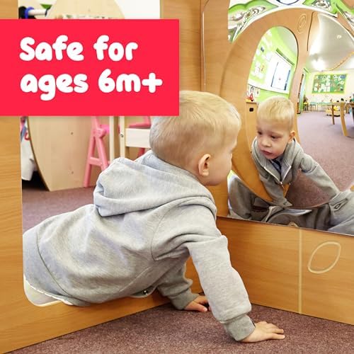 Spark & Wow Sensory Wall Toddler Mirror, Large 1 Bubble - Image 2