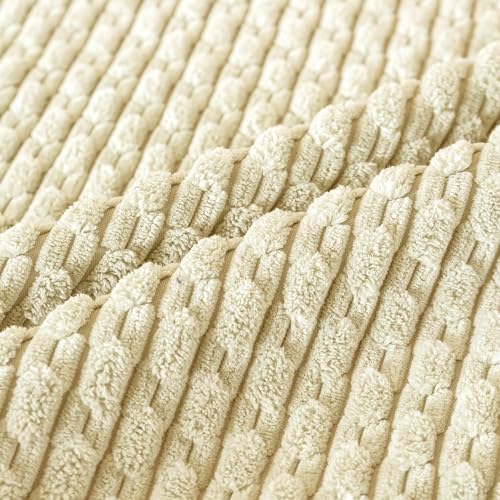 Set of 4 Yellow Olive Aqua Decorative Throw Pillow Covers 12x20 Inch Corduroy Pillow Covers for Bed Couch Sofa Living Room Soft Cushion Cases - Image 5