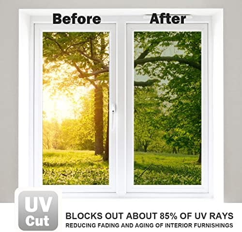 WPCTEV One Way Window Privacy Film, Mirror Tint, Green, 29.5In x 6.5Ft - Image 5
