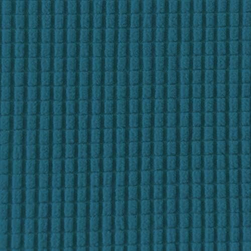 Easy-Going Stretch 4 Seater Oversized Sofa Couch Cover Peacock Blue - Image 6