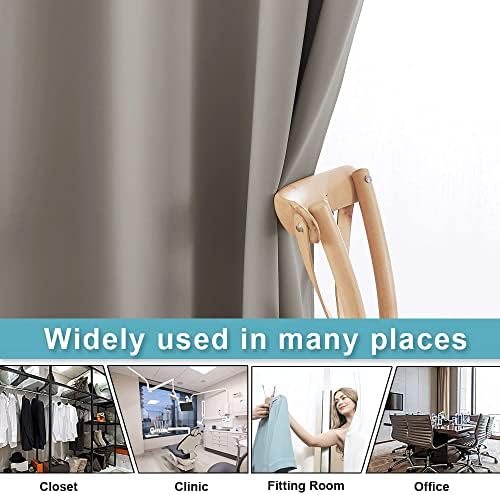 RYB HOME Extra Long Curtains for Home Theater Office Backdrop Dining Room - Image 5