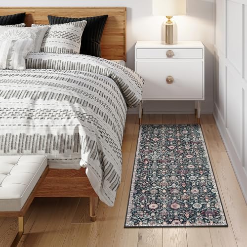 Lahome Moroccan Kitchen Runner, 2x5 Rug Runners for Hallways Non Slip - Image 6
