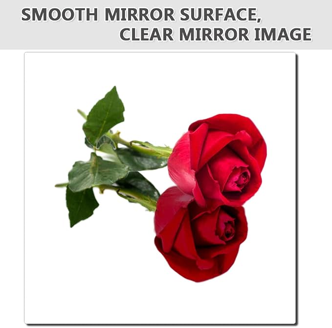 Acrylic Mirror Tiles, 8x8 in Shatterproof Wall Mirrors, 4 Pack - Image 5