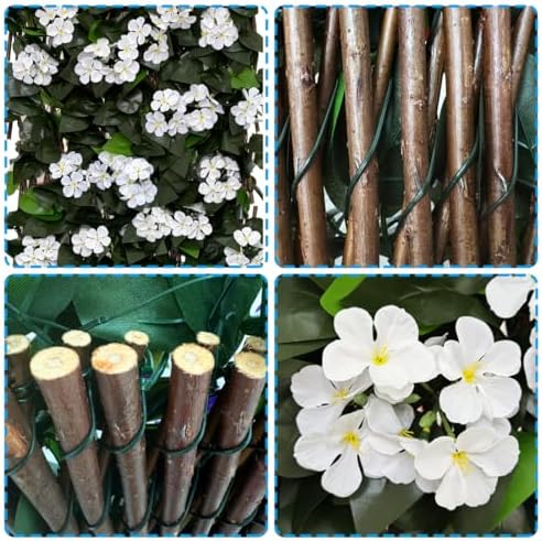 Expandable Fence Privacy Screen for Balcony Patio Outdoor,Decorative Faux Ivy Fencing Panel,Artificial Hedges - Image 3