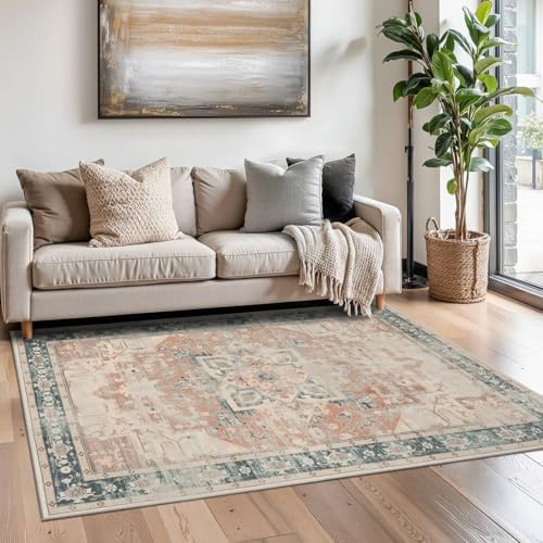 Rugxara 3x5 Entryway Rug, Vintage Boho Bedroom Area Rug - Image 3