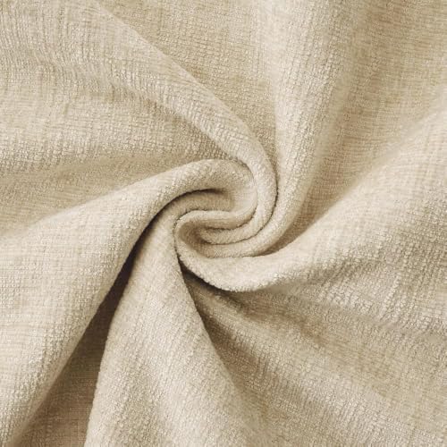 MIULEE Decorative Lumbar Throw Pillow Covers 12x20 Inch Beige 2 Pack - Image 3