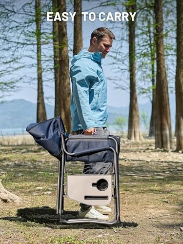 TIMBER RIDGE 600lbs Double Camping Chair Portable Loveseat Director Chairs - Image 5