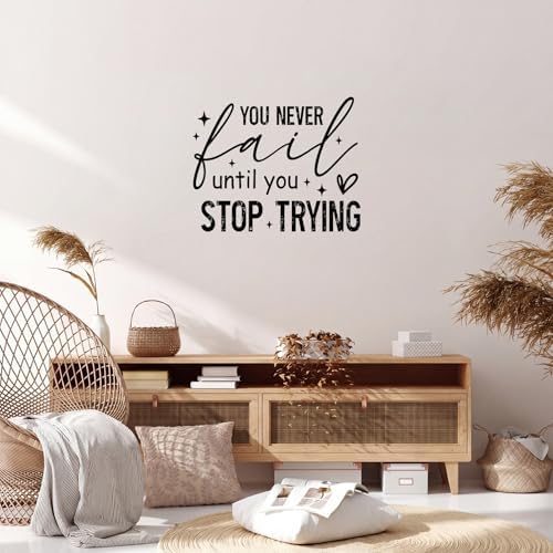 Fumete 9 Pcs Inspirational Vinyl Wall Decals, Peel and Stick, Elegant - Image 3