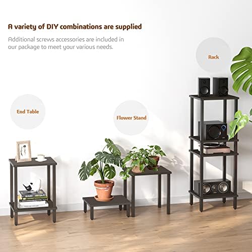 TUTOTAK End Table with Charging Station, Side Table Set of 2, Nightstand - Image 6