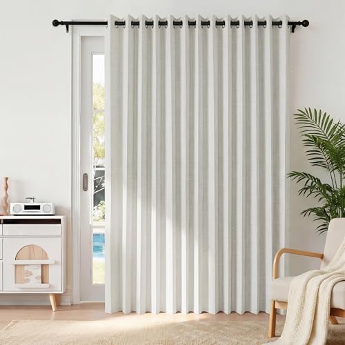 RYB HOME Accordion Style Room Divider Curtains 100% Blackout by RYBHOME