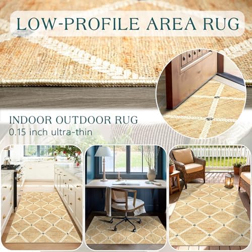 Cottage Trellis 3x5 Entryway Rug Indoor Outdoor Mats for Front Door - Image 6